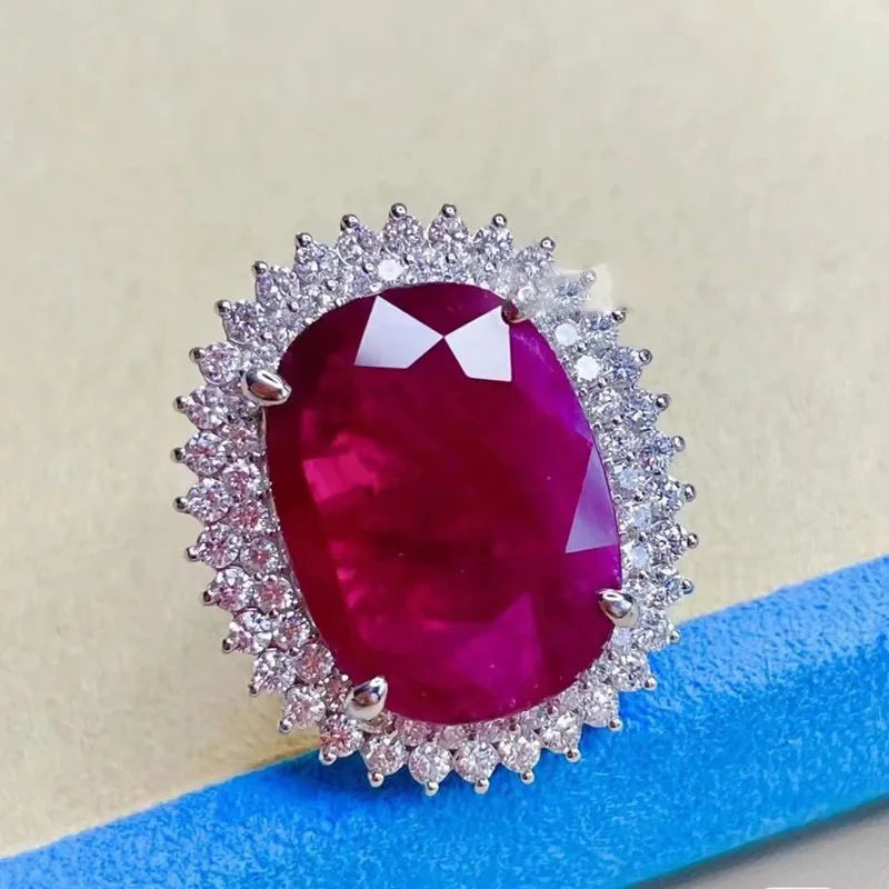 Vintage Mozambique Ruby Red Princess Ring