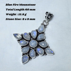 Genuine Moonstone Pendant Women Jewelry gift