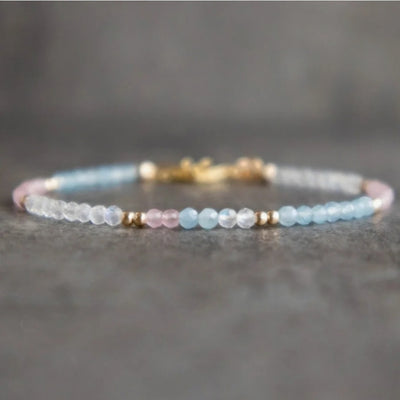 Crystal Beaded Strand Bracelet