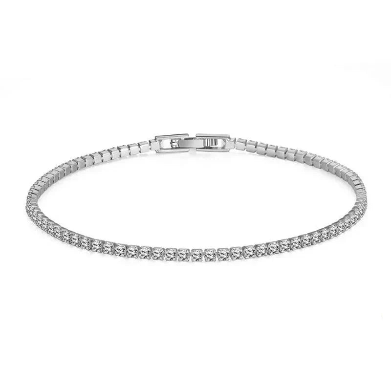 Simulated Diamond Birthstone Bracelets for Women
