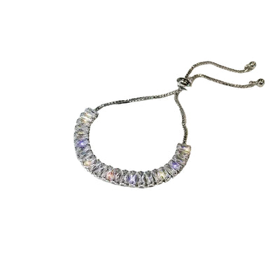 Exquisite Opal Tulip Zircon Bracelet for Women Fashionable Personalized Daily Accessory Party Jewelry Birthday Anniversary Gifts