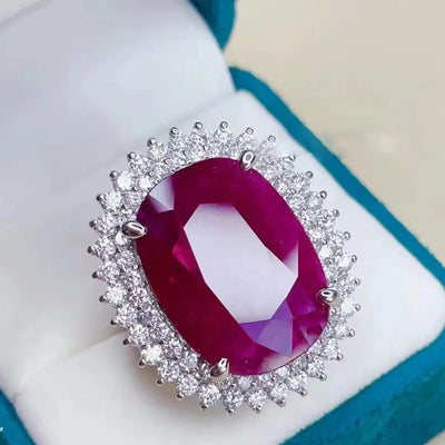 Vintage Mozambique Ruby Red Princess Ring